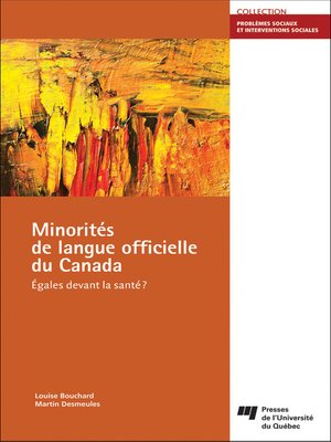 cover image of Minorités de langue officielle du Canada